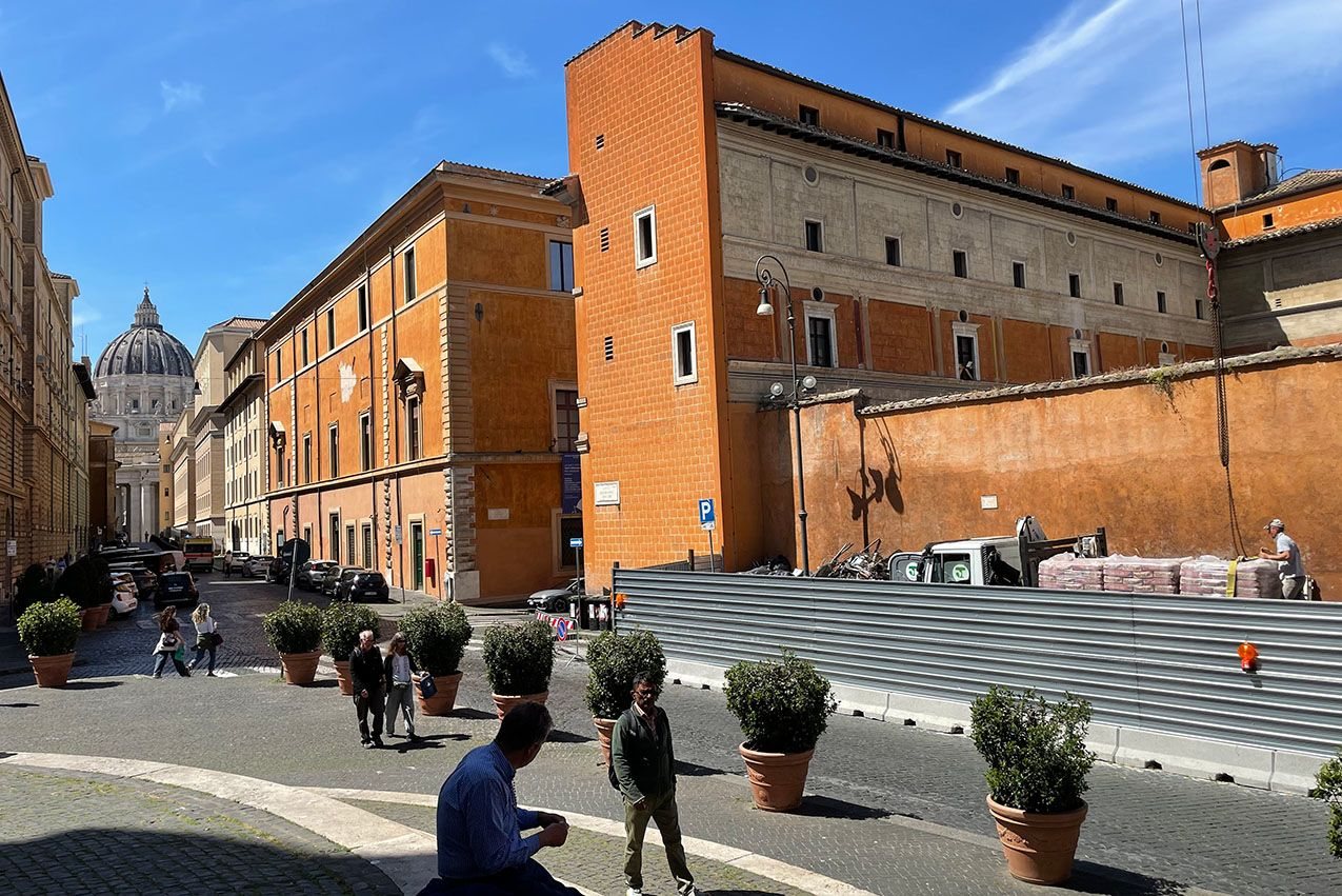 Facade of Palazzo della Rovere